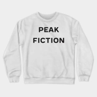 Black | Peak Fiction Crewneck Sweatshirt